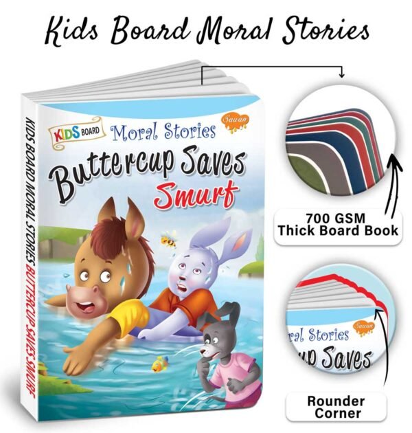 Buttercups Saves Smurf | Kids Board Moral Stories | Stories for Kids - Image 4
