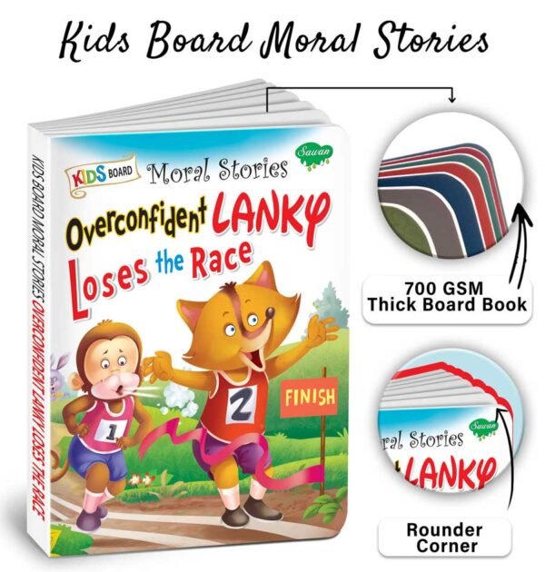 Overconfident Lanky Loses the Race | Kids Board Moral Stories | Stories for Kids - Image 4