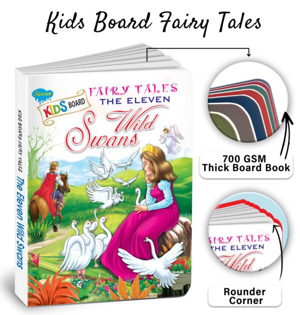 The Eleven Wild Swans | Kids Board Fairy Tales | Book for kids - Image 4