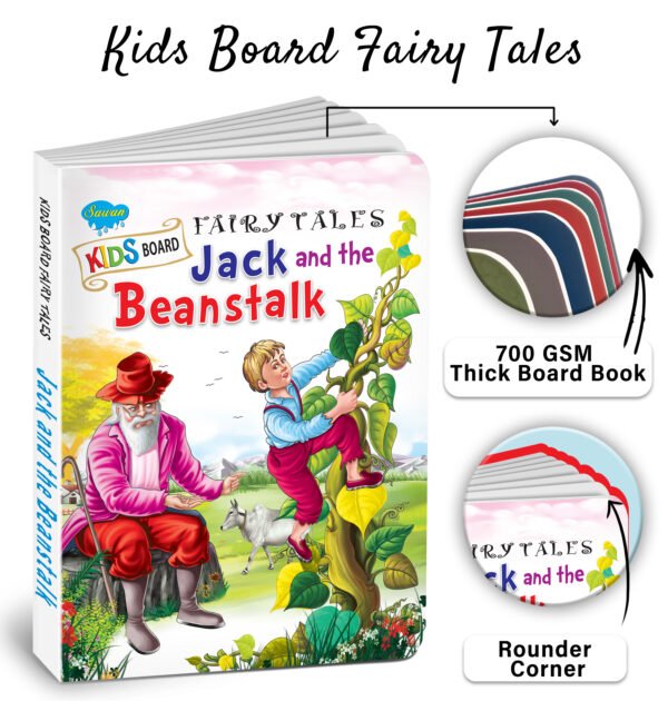 Jack and the Beanstalk | Kids Board Fairy Tales | Book for Kids - Image 4