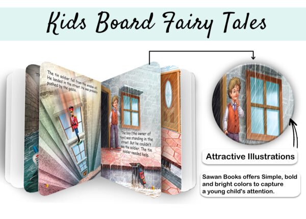 The Steadfast Tin Soldier | Kids Board Fairy Tales | Book for Kids - Image 3