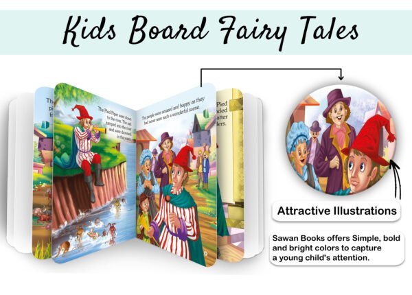 The Pied Piper of Hamelin | Kids Board Fairy Tales | Book for Kids - Image 3