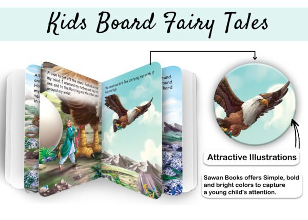 Sindbad in the Valley of Diamonds | Kids Board Fairy Tales | Book for Kids - Image 3