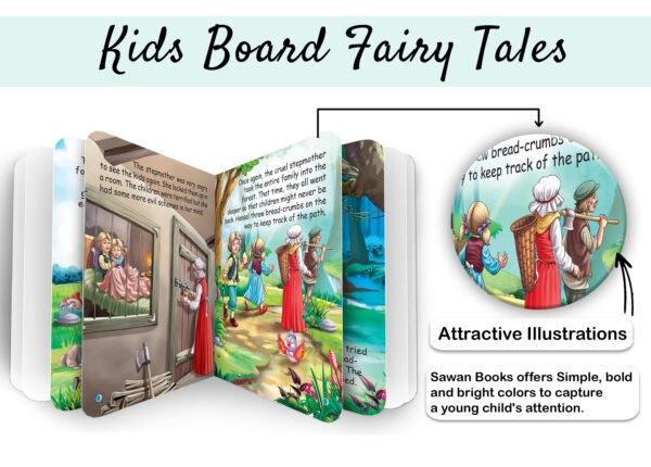 Hansel and Gretel | Kids Board Fairy Tales | Book for Kids - Image 4