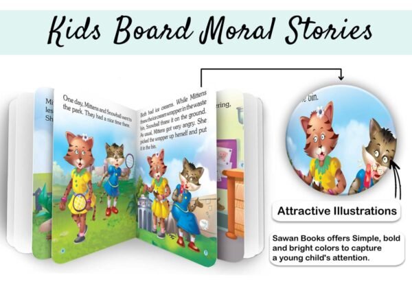 Snowball Learns About Cleanliness | Kids Board Moral Stories | Storis for Kids - Image 3