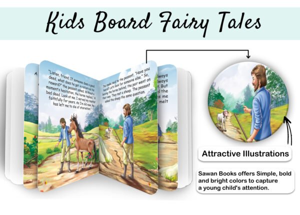 The Peasant the Snake and Fox | Kids Board Fairy Tales | Books for Kids - Image 3
