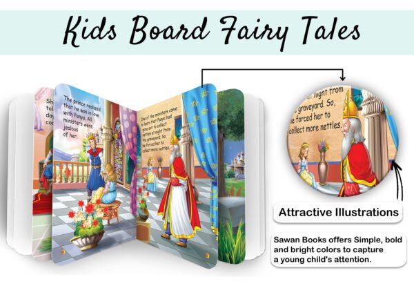 The Eleven Wild Swans | Kids Board Fairy Tales | Book for kids - Image 3