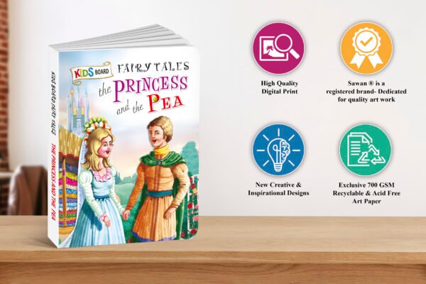 The Princess and the Pea | Kids Board Fairy Tales | Book for Kids - Image 6