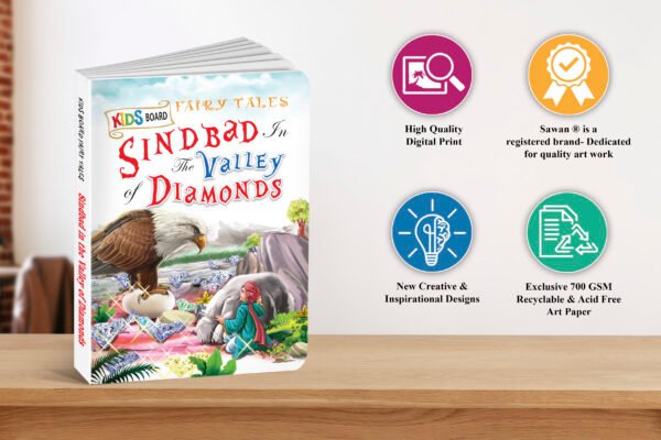 Sindbad in the Valley of Diamonds | Kids Board Fairy Tales | Book for Kids - Image 7