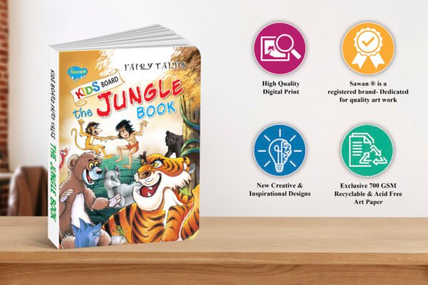 The Jungle Book | Kids Board Fairy Tales | Book for Kids - Image 7