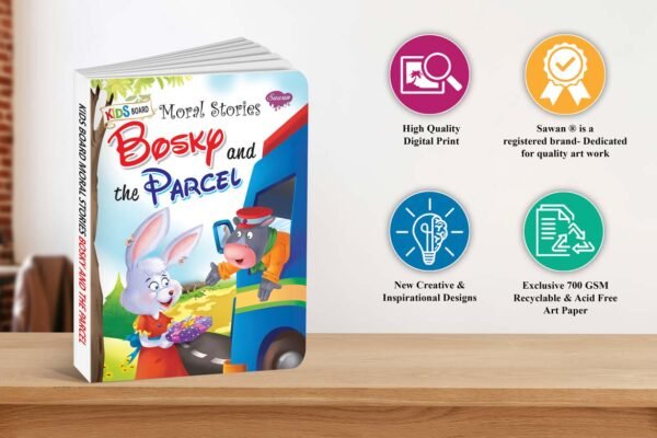 Bosky and the Parcel | Kids Board Moral Stories | Stories for Kids - Image 7