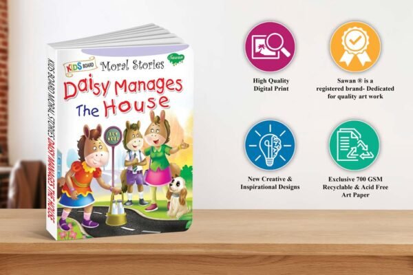 Daisy Manages the House | Kids Board Moral Stories | Stories for Kids - Image 7