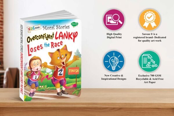 Overconfident Lanky Loses the Race | Kids Board Moral Stories | Stories for Kids - Image 7