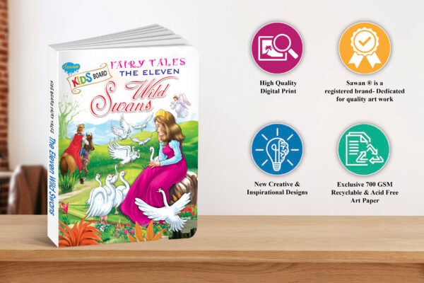 The Eleven Wild Swans | Kids Board Fairy Tales | Book for kids - Image 7