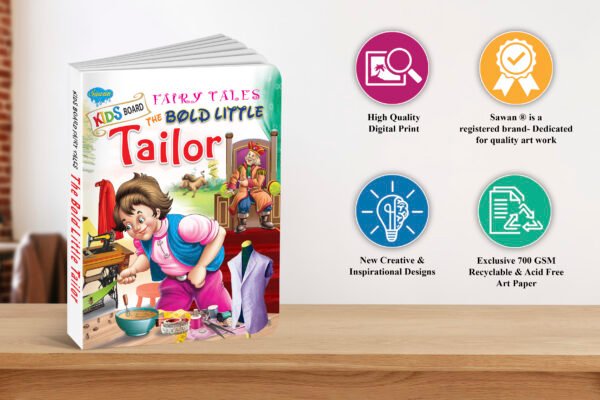 The Bold Little Tailor | Kids Board Fairy Tales | Book for Kids - Image 7