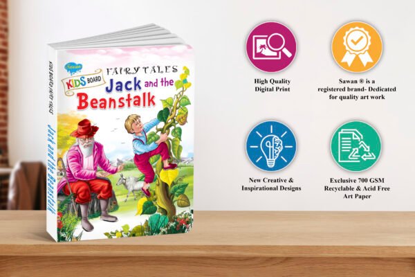 Jack and the Beanstalk | Kids Board Fairy Tales | Book for Kids - Image 7