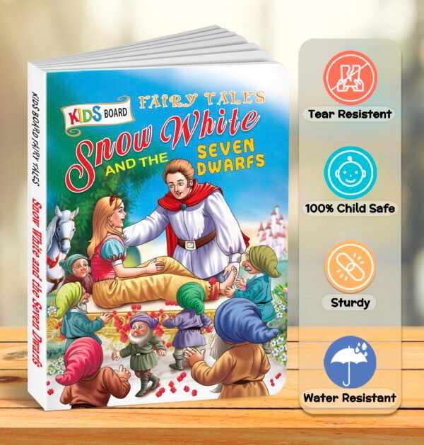 Snow White and the Seven Dwarfs | Kids Board Fairy Tales | Book for Kids - Image 6