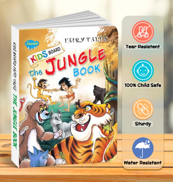 The Jungle Book | Kids Board Fairy Tales | Book for Kids - Image 6