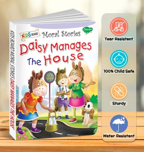 Daisy Manages the House | Kids Board Moral Stories | Stories for Kids - Image 6