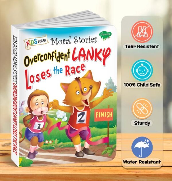 Overconfident Lanky Loses the Race | Kids Board Moral Stories | Stories for Kids - Image 6
