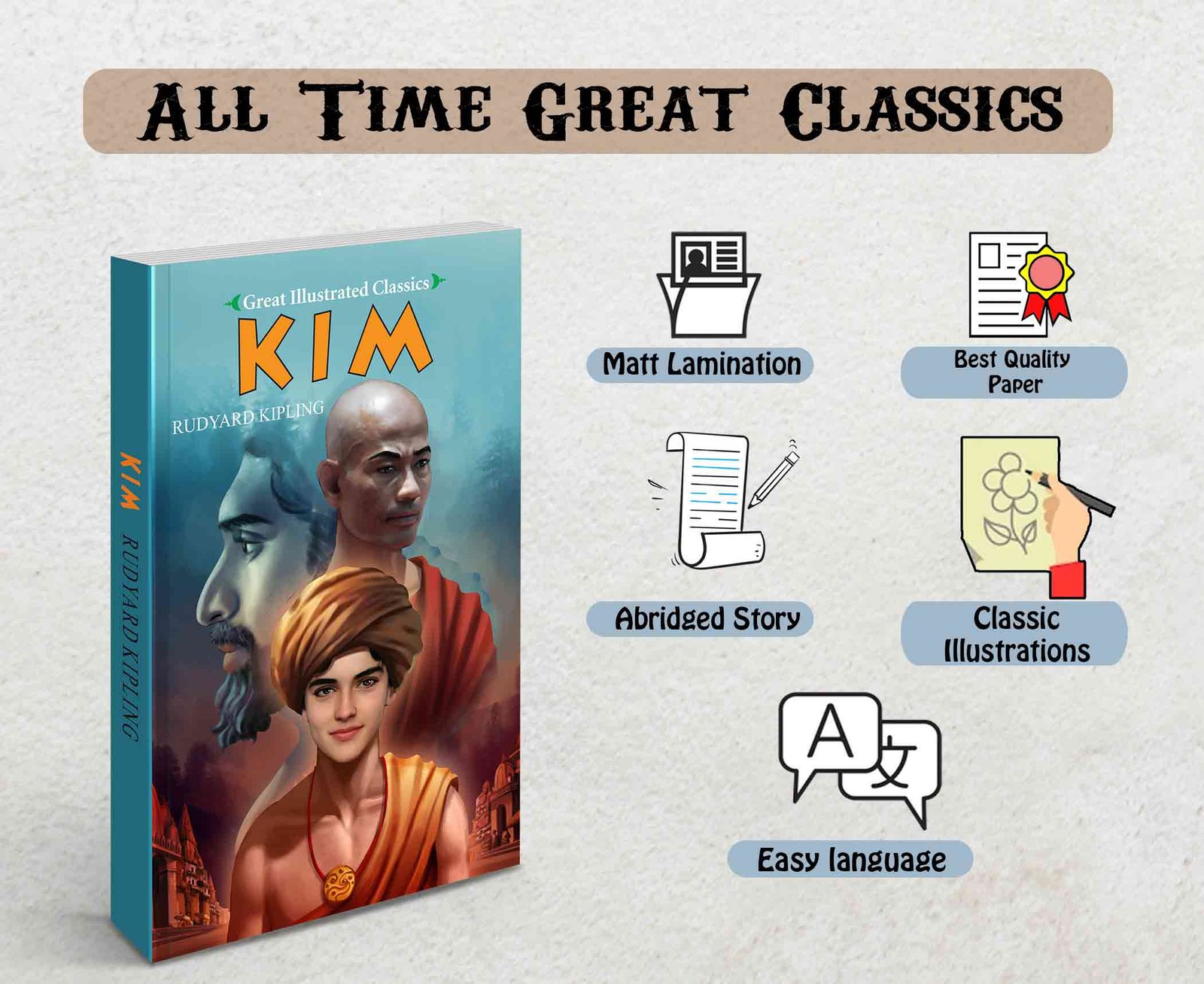 Kim | All-Time Great Classics | Novels - Image 7