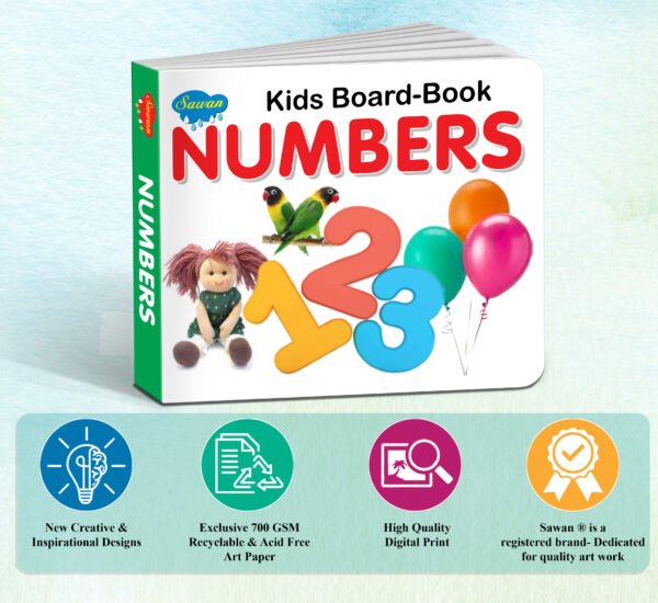 Numbers | Kids Board Book | Early Learning Picture Book - Image 6