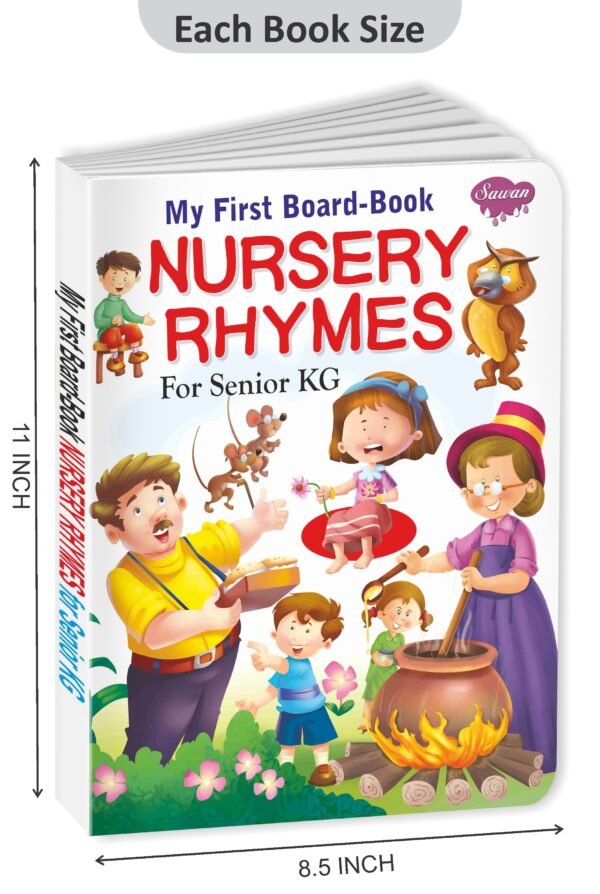 Nursery Rhymes for Senior KG | My First Board-Book | Early Learning Picture Book - Image 2