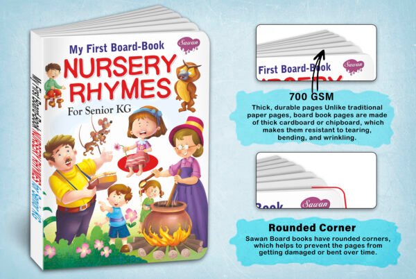 Nursery Rhymes for Senior KG | My First Board-Book | Early Learning Picture Book - Image 4