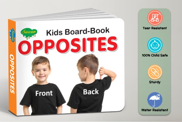 Opposites | Kids Board Book | Early Learning Picture Book - Image 4