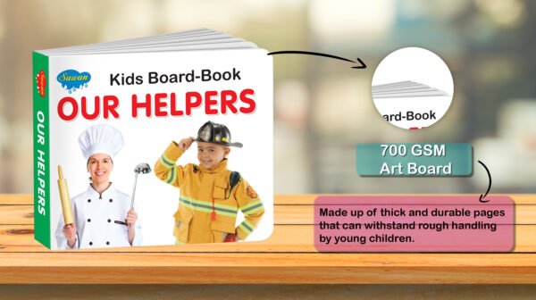 Our Helpers | Kids Board Book | Early Leraning Picture Book - Image 3
