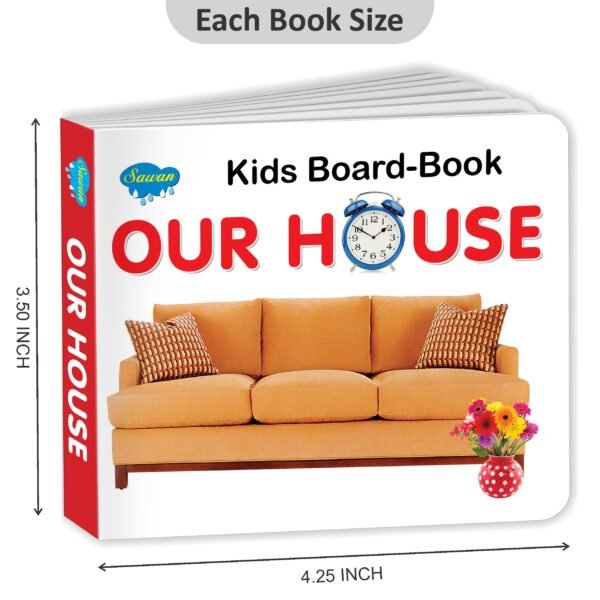 Our House | Kids Board Book | Early Learning Picture Book - Image 2