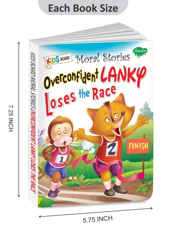 Overconfident Lanky Loses the Race | Kids Board Moral Stories | Stories for Kids - Image 2