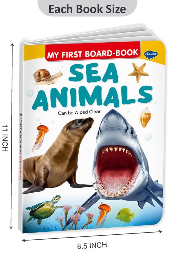 Sea Animals | My First Board-Book | Early Learning Picture Book - Image 2