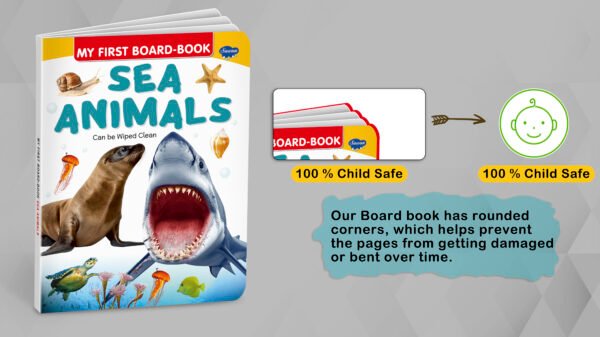 Sea Animals | My First Board-Book | Early Learning Picture Book - Image 3