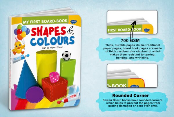 Shapes and Colours | My First Board-Book | Early Learning Picture Book - Image 4