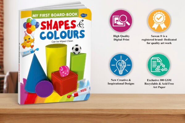 Shapes and Colours | My First Board-Book | Early Learning Picture Book - Image 5
