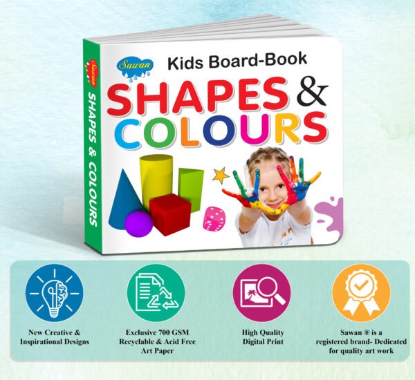 Shapes and Colours | Kids Board Books | Early Learning Picture Book - Image 6