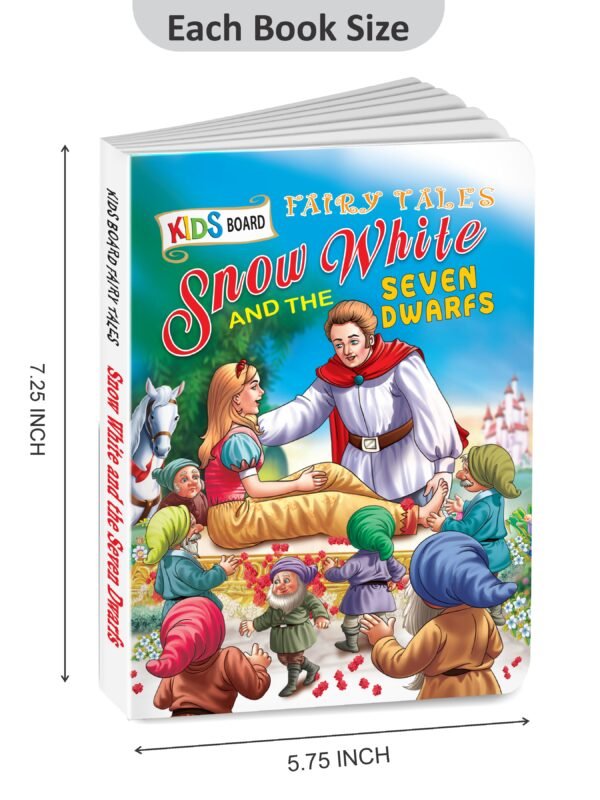 Snow White and the Seven Dwarfs | Kids Board Fairy Tales | Book for Kids - Image 2