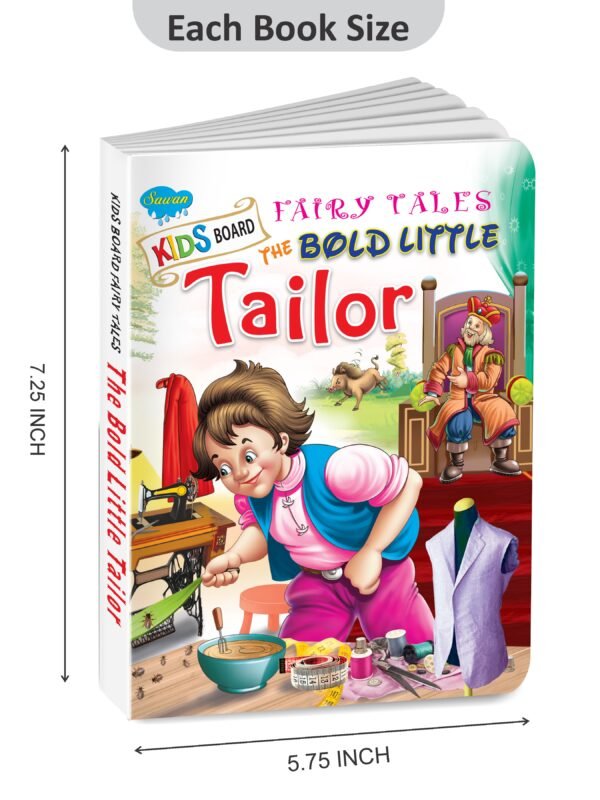 The Bold Little Tailor | Kids Board Fairy Tales | Book for Kids - Image 2