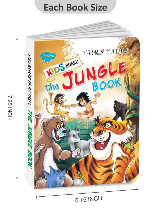 The Jungle Book | Kids Board Fairy Tales | Book for Kids - Image 2