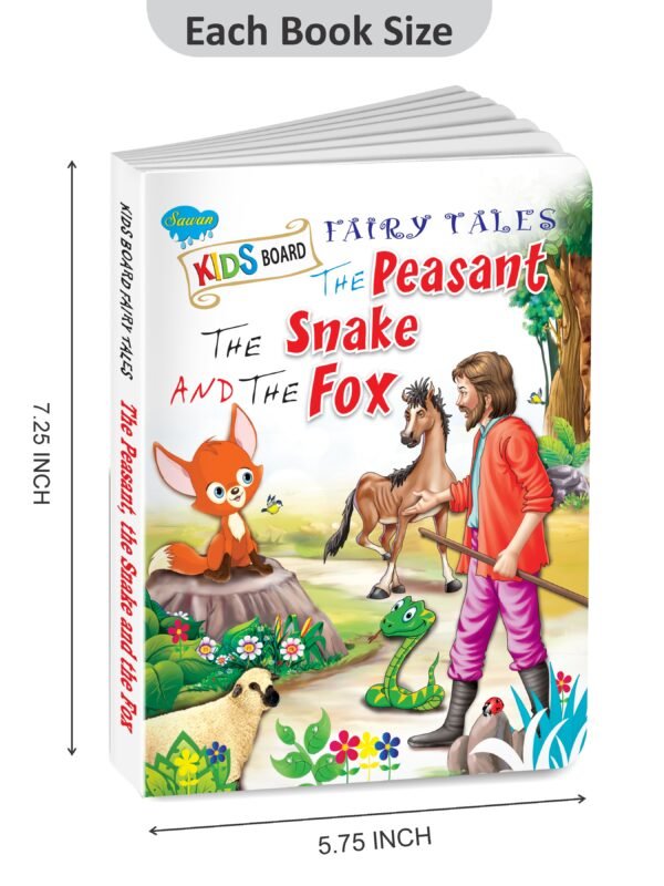 The Peasant the Snake and Fox | Kids Board Fairy Tales | Books for Kids - Image 2