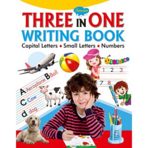 Three in One Writing Book (Capital, Small & Numbers)