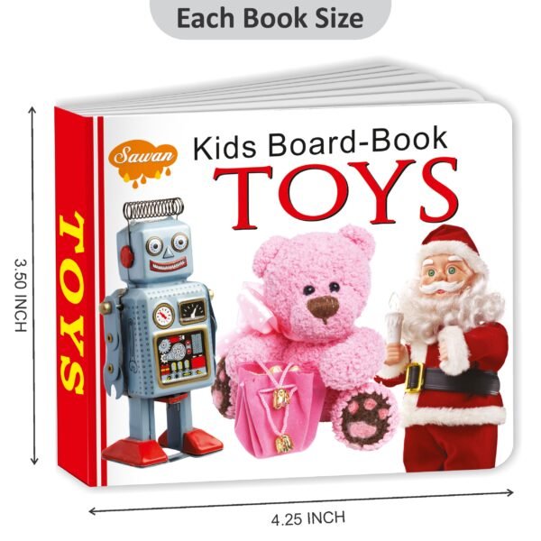 Toys | Kids Board Book | Early Learning Picture Book - Image 2