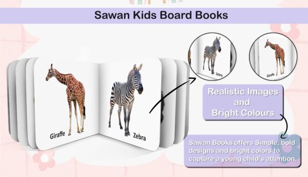 Wild Animals | Kids Board Book | Early Learning Picture Book - Image 7