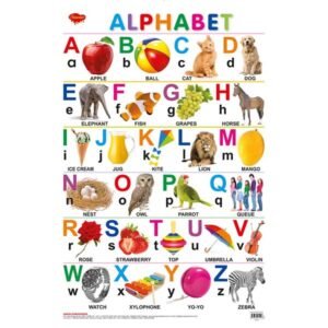 Alphabet Hard Laminated Educational Chart