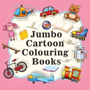 Jumbo Cartoon Colouring Books