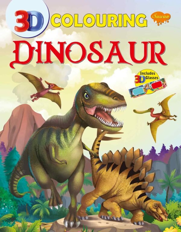 3D Colouring : Dinosaur