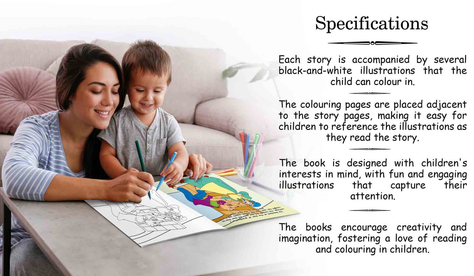 Fairy Tales Copy to Colour: Little Red Riding Hood - Image 3