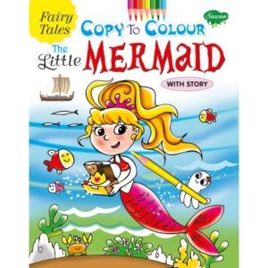 Fairy Tales Copy to Colour: Little Mermaid