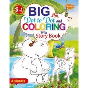 Big Dot to Dot and Colouring with Story Bookanimals
